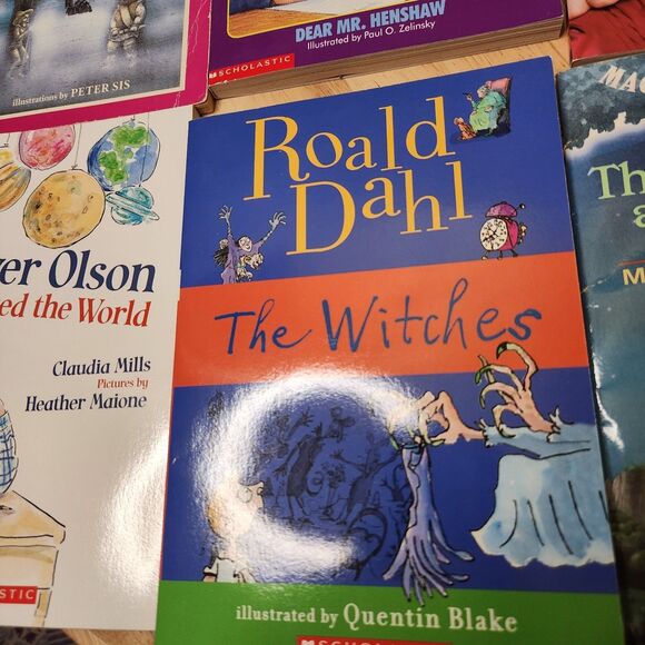 Junior Book Lot of 6 – The Witches, Henshaw, Whipping Boy, Jacket, Olson - Picture 3 of 7
